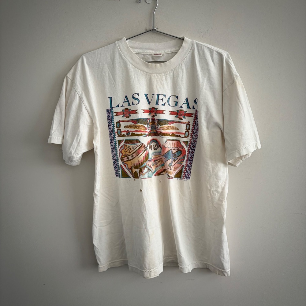 Vintage Alstyle AAA Las Vegas Southwestern Graphic T-Shirt White XL